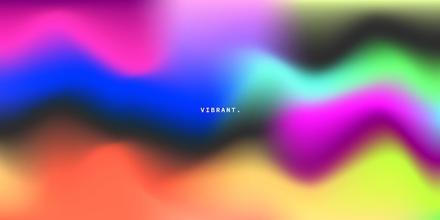 Vibrant blurred fluid gradient mesh for poster banner presentation cover or leaflet