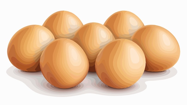 Vibrant Cartoon Eggs Vector Illustration for Various Design Projects