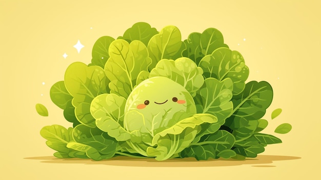 Vibrant Escarole with Frilly Green Leaves