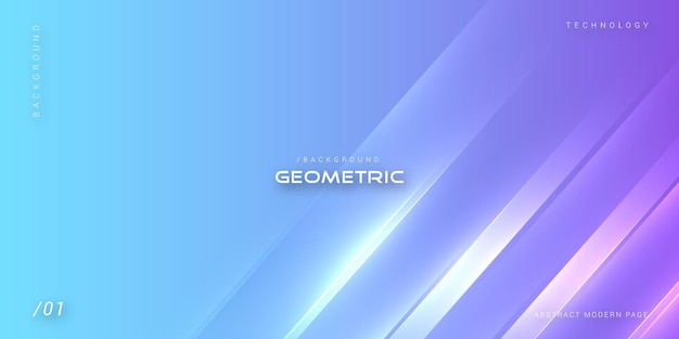 Vibrant Glowing Light Geometric Background