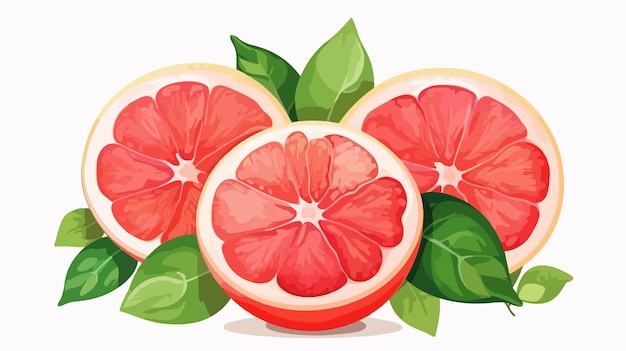 Vibrant Grapefruit Watercolor Banner for Fresh Juicy Fruit Ad Campaign