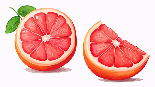 Vibrant Grapefruit Watercolor Banner for Fresh Juicy Fruit Ad Campaign