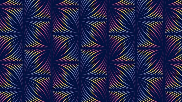 Vector vibrant modern seamless pattern