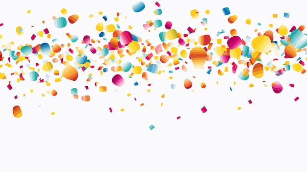 Vibrant Party Confetti Burst Background