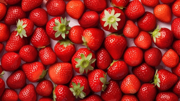 Vibrant Strawberry Background for Creative Projects