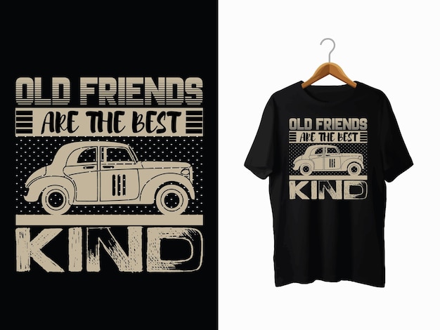 Victor car t shirt design typography vintage