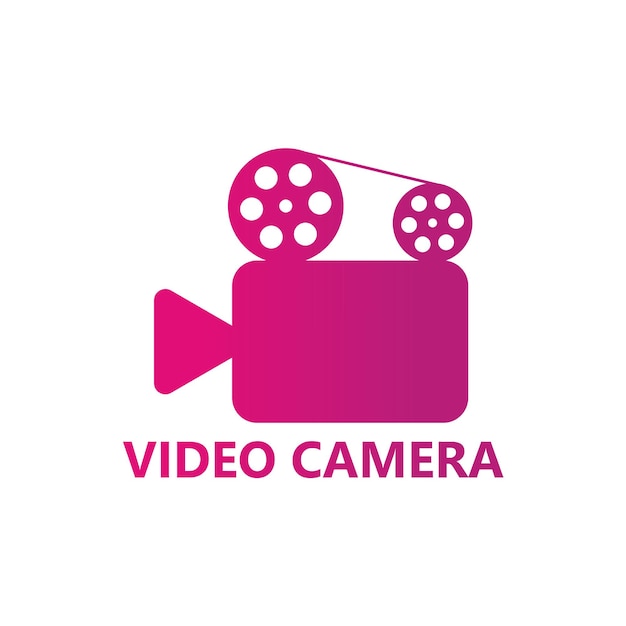 Video Camera Logo Template Design Vector, Emblem, Design Concept, Creative Symbol, Icon