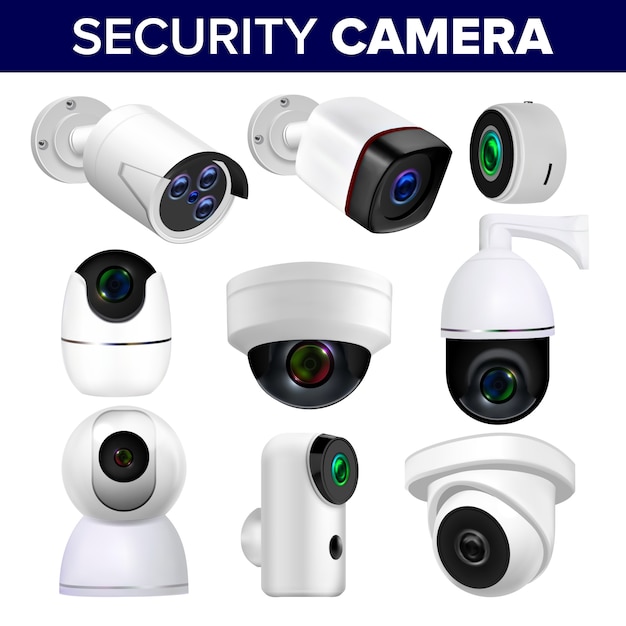 Video Surveillance Security Cameras set