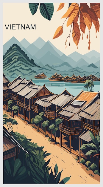 Vietnam poster design