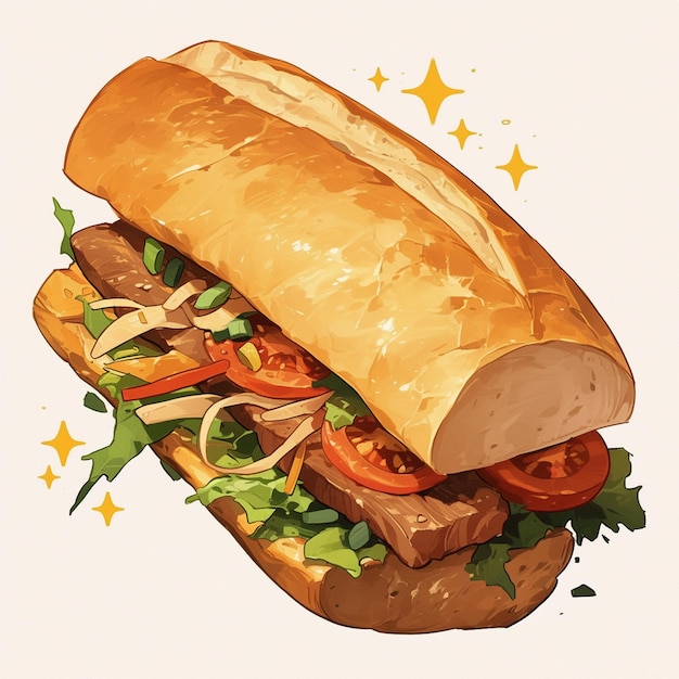 Vietnamese Banh Mi and Sandwich