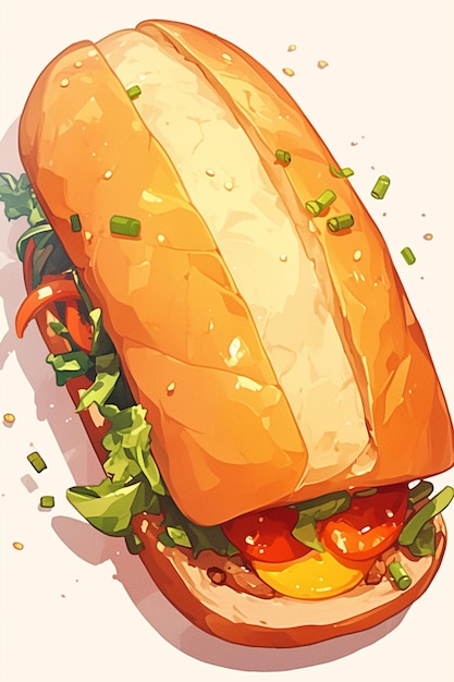 Vietnamese Banh Mi and Sandwich