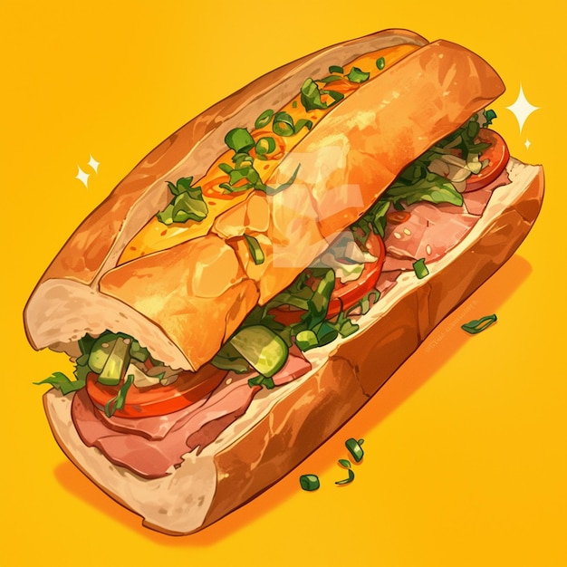 Vietnamese Banh Mi and Savory Sandwich