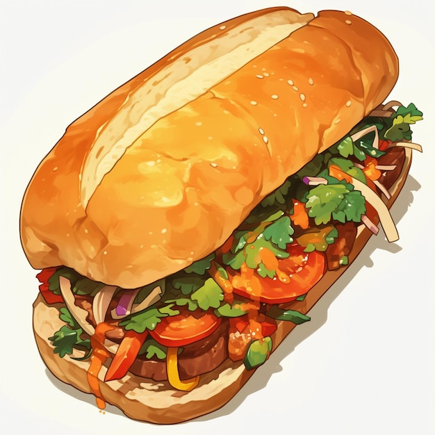 Vietnamese Banh Mi and Savory Sandwich