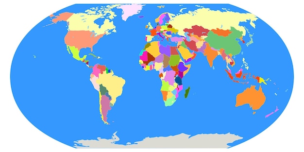 Vector a view from the world map