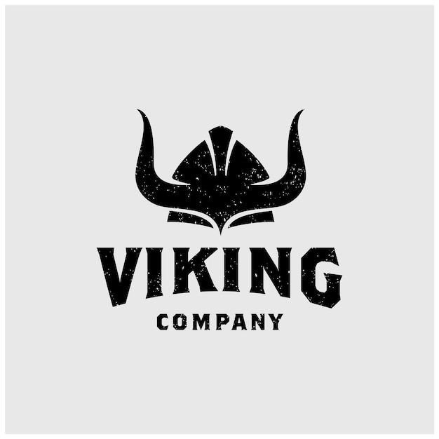 Viking Armor Helmet Warrior Knight for Cross Fit Gym, Game Club, Sport Club logo design