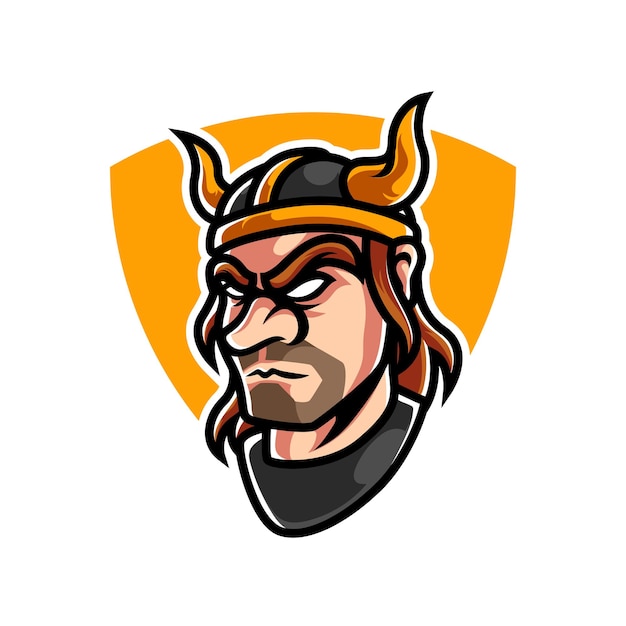 VIKING E SPORT MASCOT LOGO