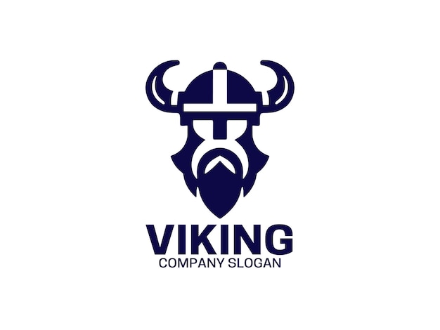 Viking logo design icon symbol vector illustration