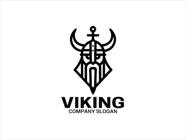 Viking Logo Design Template