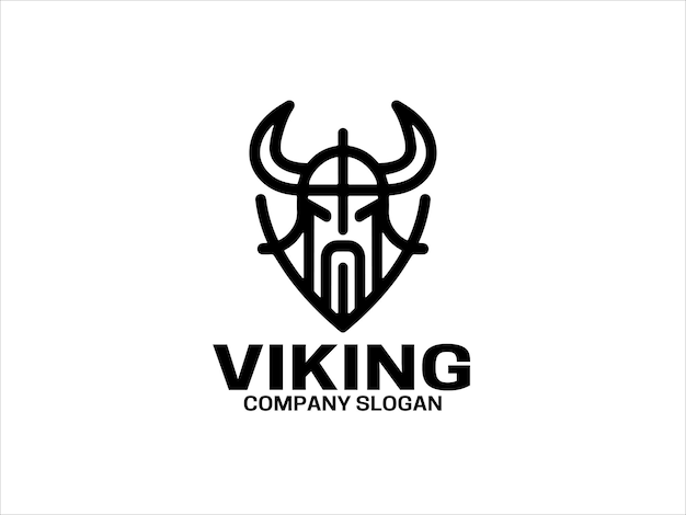 Viking Logo Design Template