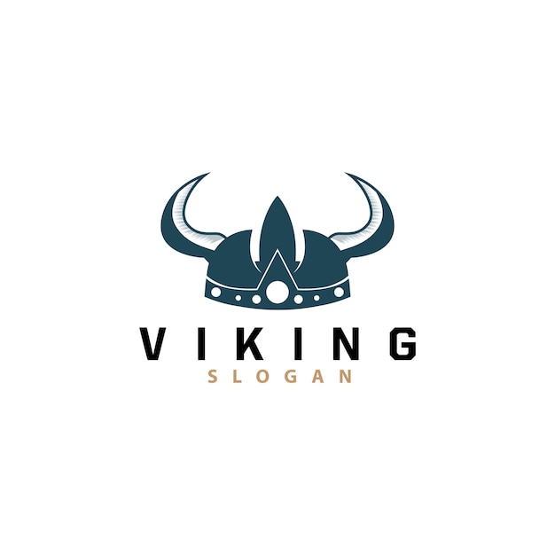 Viking logo Vector illustration of Viking God Simple Barbarian Sparta Inspiration Design Templet Illustration