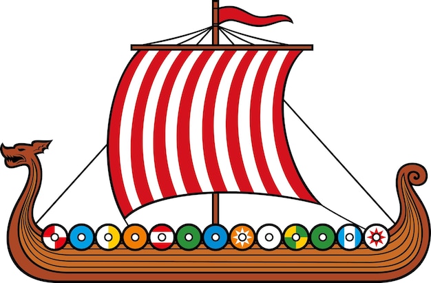 Viking long ship