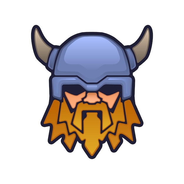 Viking mascot head