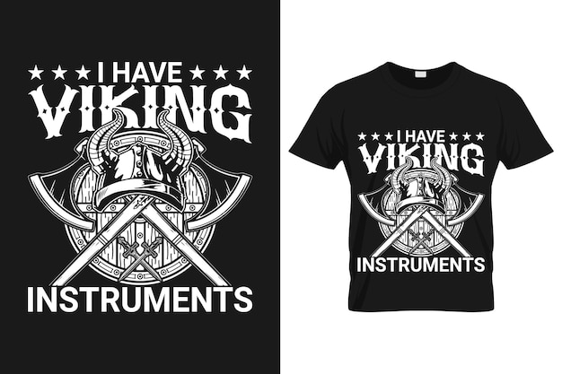 Viking T-Shirt Design  Customizable Print Ready Design File For Vikings Lover