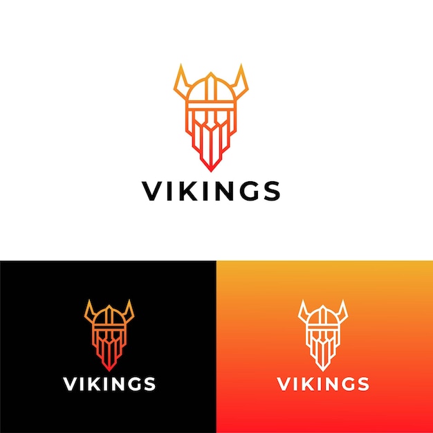 Vikings logo tamplate