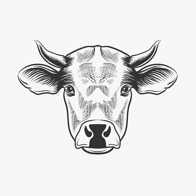 village_cow_head_logo