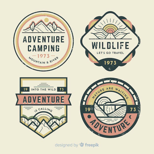 Vintage adventure logo