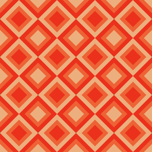 Vintage aestethic pattern with triangles in the style of the 70s and 60