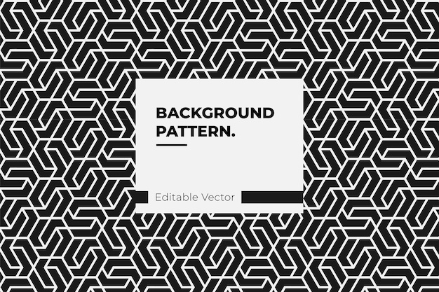 Vintage background decoration element line design pattern.