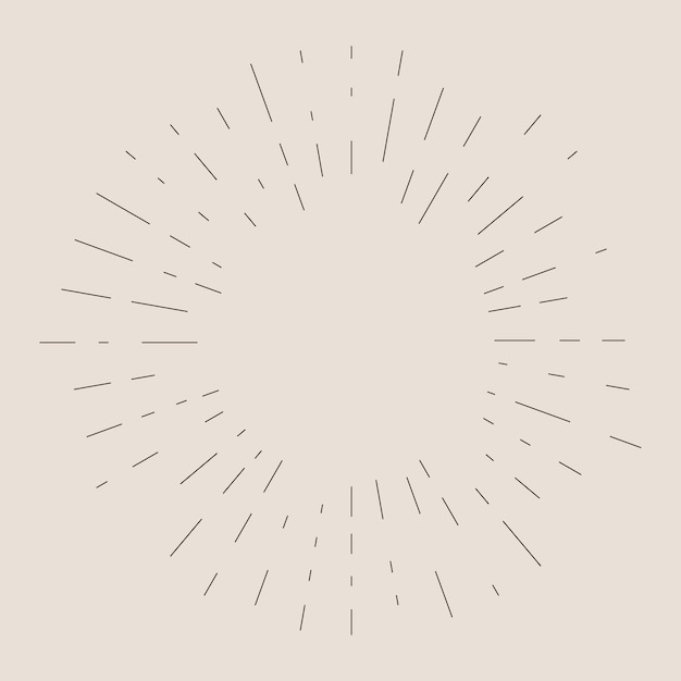 Vintage background of radial lines for comic Monochrome starburstFirework explosion emblemVector