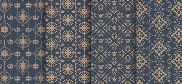 Vintage background wallpaper set