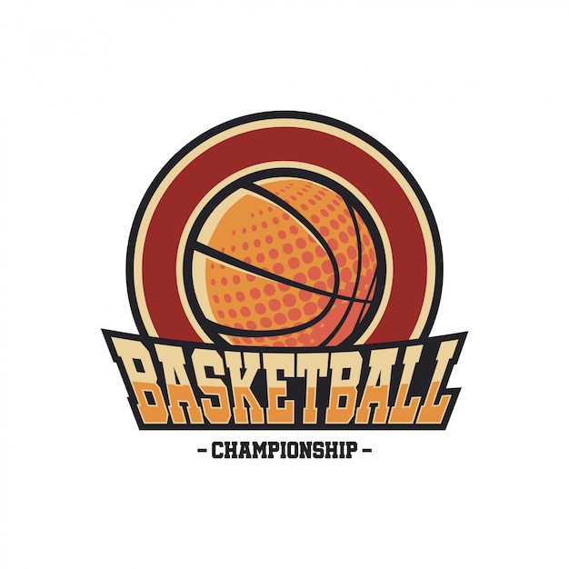 VINTAGE BASKETBALL LOGO