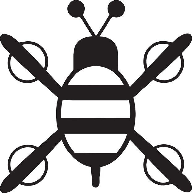 Vintage Bee Logo Design