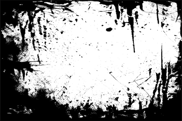 Vintage Black and White Grunge Texture Abstract Scratch Dust and Smudges on Old Background