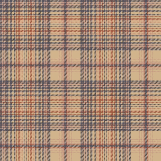 Vintage check fabric texture plaid seamless pattern