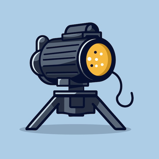 vintage cinema projector vector illustration