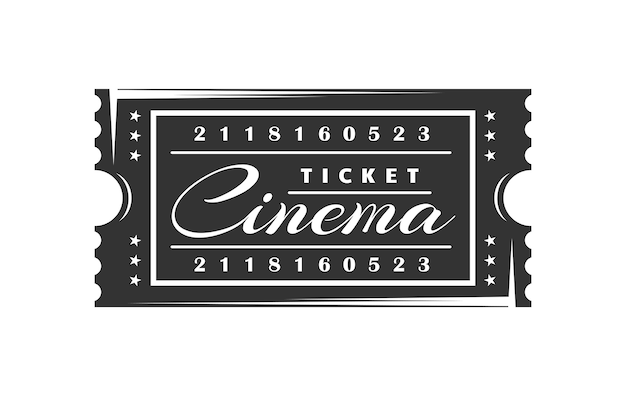 Vintage cinema ticket