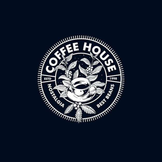 vintage coffee logo design