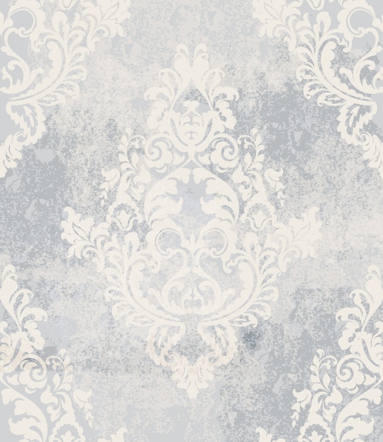 Vector vintage damask card background