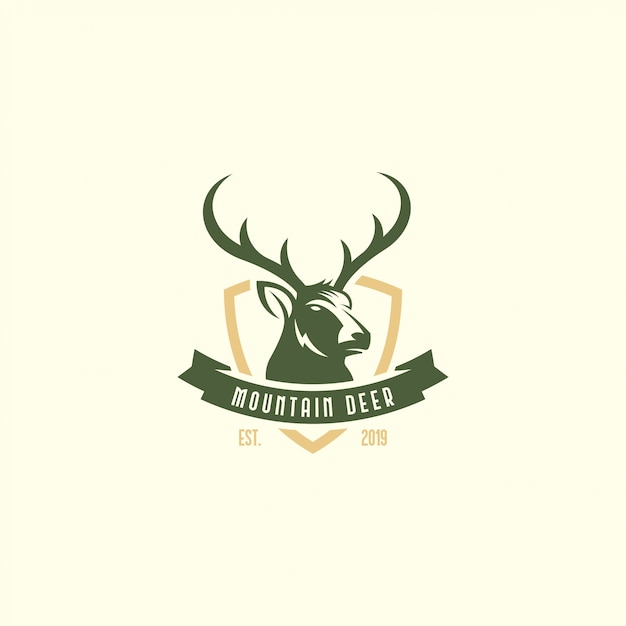 Vintage deer logo 