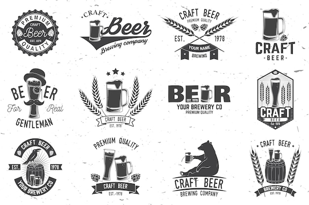 Vintage design for bar pub and restaurant business