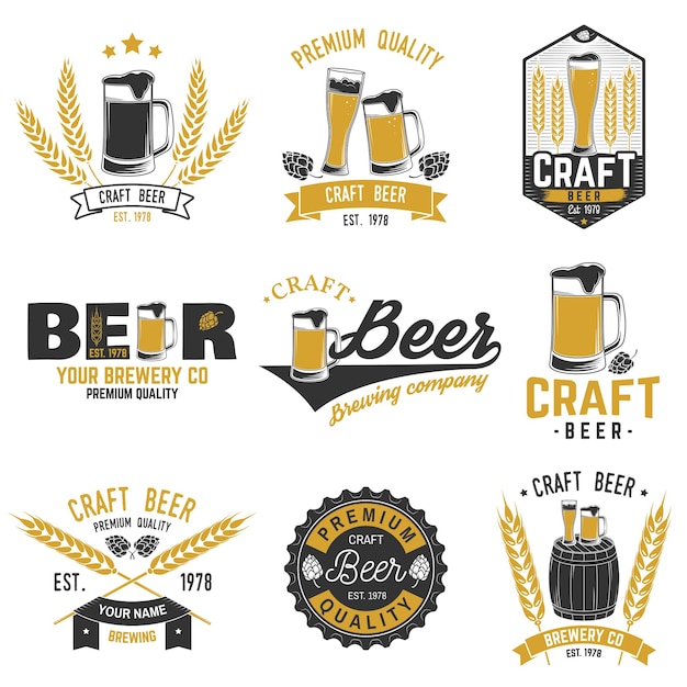 Vector vintage design for bar pub and restaurant business