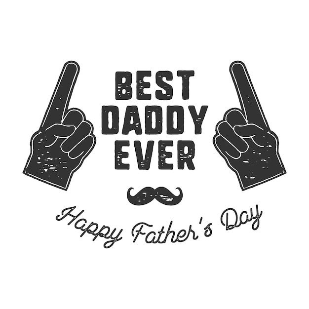 Vintage Father's Day Badge