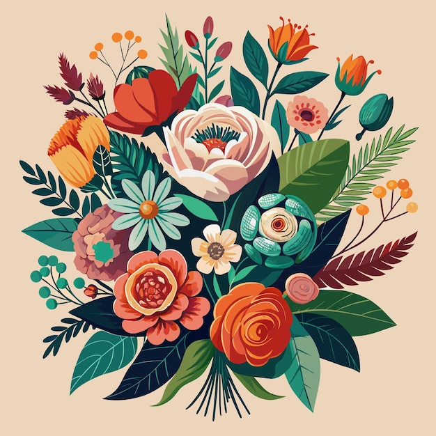 vintage floral flower