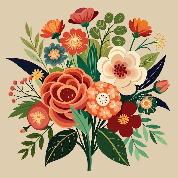 vintage floral flower