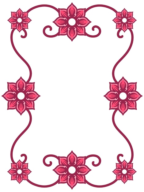 Vintage Floral Frame