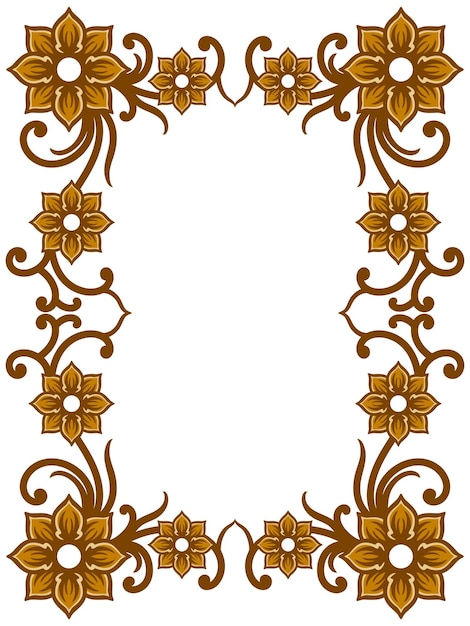 Vintage Floral Frame